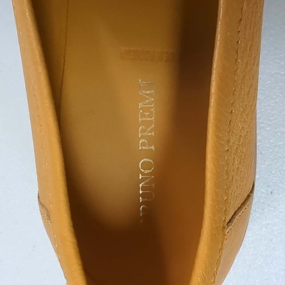 Bruno Premi, Anthropologie, mustard yellow lug loafers. Size 38 - Picture 4 of 11